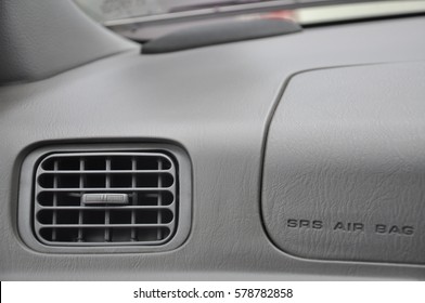 Car Console Photo Of Airbag And Air Conditioner Vent