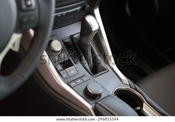 Car control panel close
up