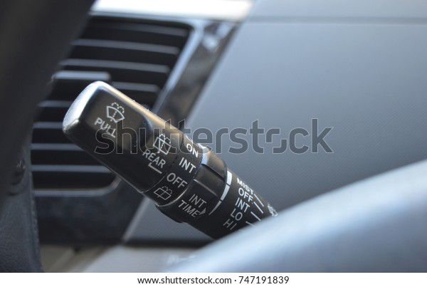 Car control panel close\
up