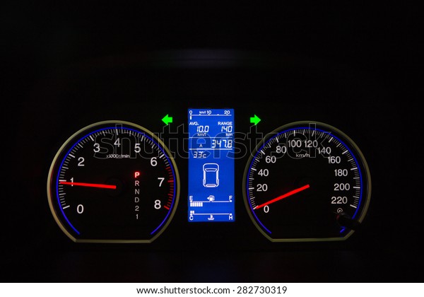 Car control panel in an\
emergency