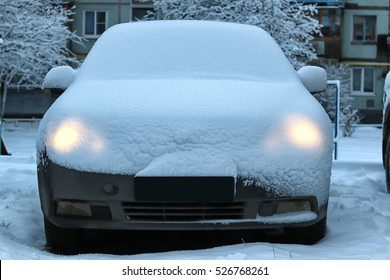 Car Covered Snow Full