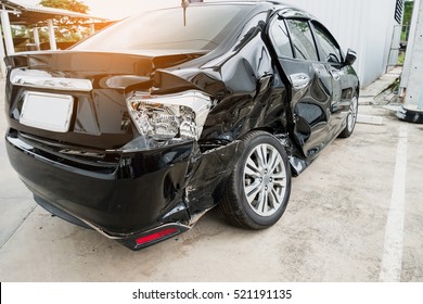 Car Crash Accident Damaged Background