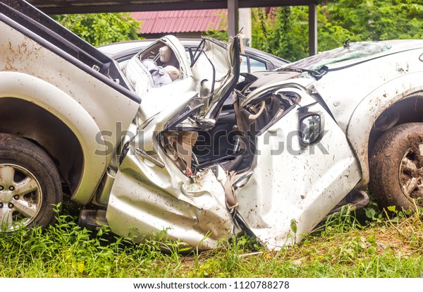 car crash or destroyed for background, wreck car\
from accident