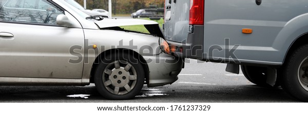 Car crushed hood bumping into truck, dangerous.\
Call an insurance company representative. Right to recover funds\
from guilty driver. Passing an alcohol test. Deprivation rights or\
fine in court