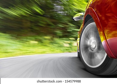 Car In Curve