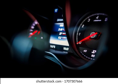 Car dashboard and electronic controls panel - Powered by Shutterstock