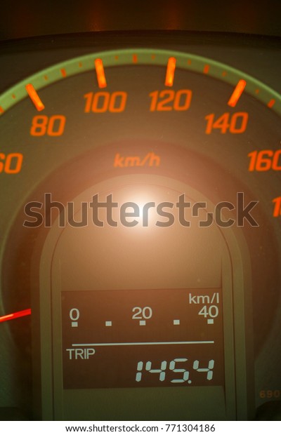  Car Dashboard with\
light