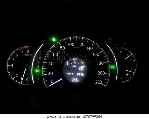 Car dashboard
lights