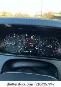 Car Dashboard Mileage Black Gages