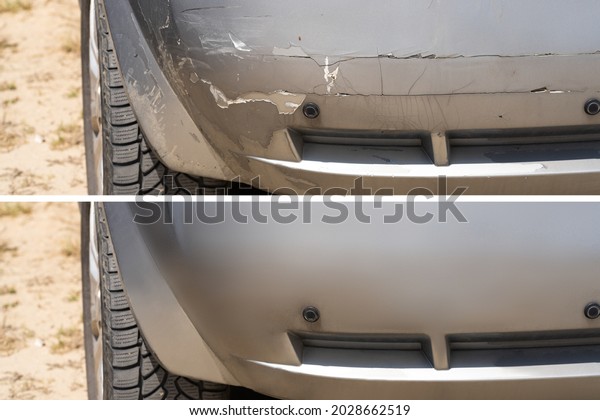 Car Dent Damage\
Repair Before And After