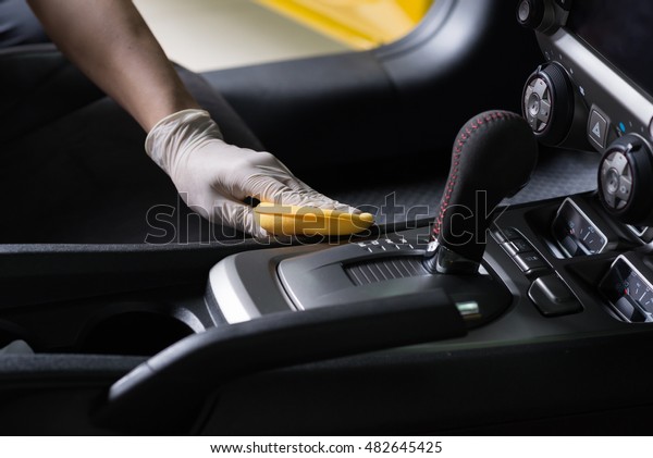 Car Detailing Series Cleaning Car Interior Stock Photo Edit