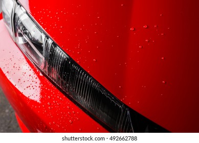 Car Detailing Series : Wet Red Car