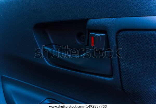 Car Door Handle Showing Door Unlocked Stock Photo Edit Now