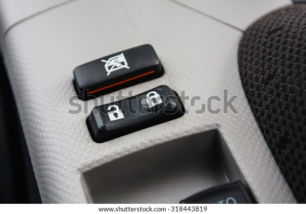 Car Door Lock Button\
Closeup