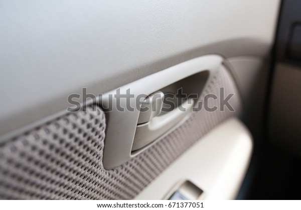 car door lock handle form\
inside