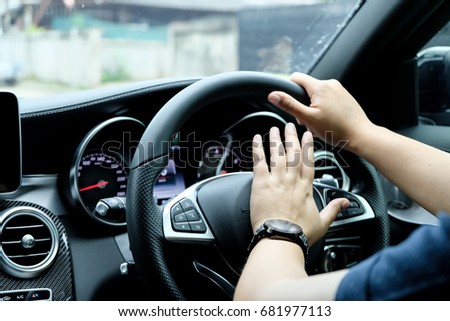Car Driver Honking 