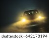 foggy car