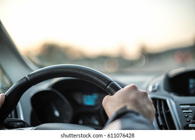 Car driving.Travel and freedom concept - Shutterstock ID 611076428