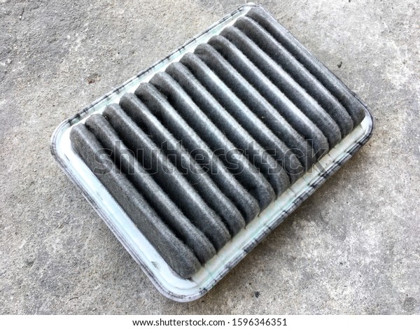 Car dust filter after\
used on floor