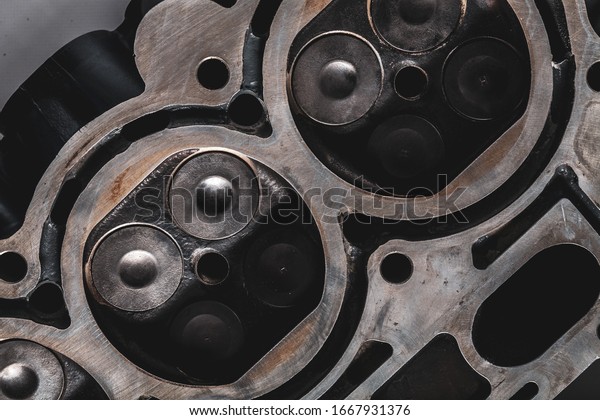 car engine component\
detail closeup