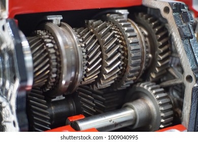 Car engine crossection