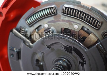 Car engine crossection