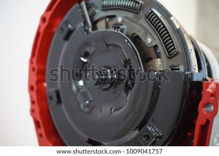 Car engine crossection