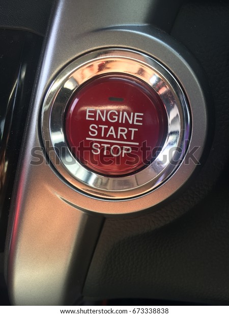 Car Engine push start\
button