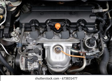 Car Engine Top View Stock Photo 673831477 | Shutterstock