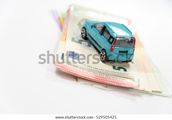 A car and euro\
money