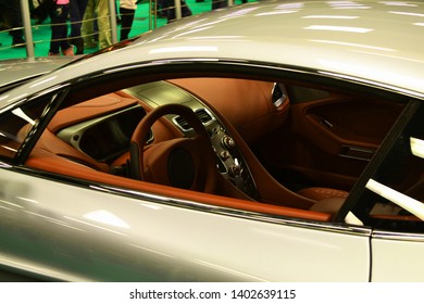 car in a expo show