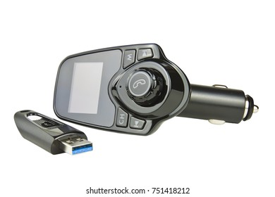 Car FM Transmitter With USB Input