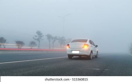 Car In The Fog