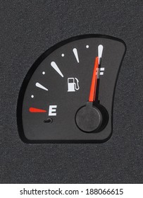 Of A Car Fuel Display Showing Full Tank