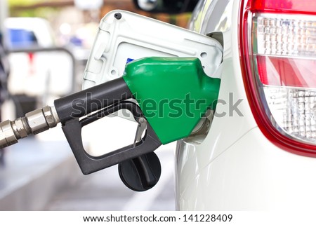 Car With A Gas Pump.