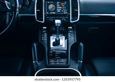 Car Gearbox Knob In Modern Suv Car