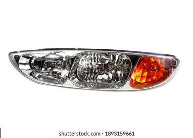 Car Headlight Isolated On White Background