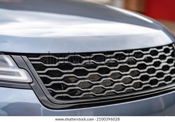 Car\
headlights. Exterior closeup detail Car\
detail