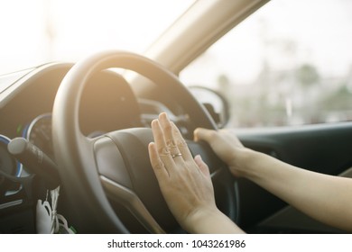 
Car Horn And  . Beep The Horn On Emergency Accident On Road