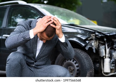 Car Injury Whiplash. Pain After Auto Accident