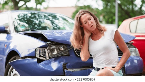 Car Injury Whiplash. Pain After Auto Accident - Shutterstock ID 2329005869