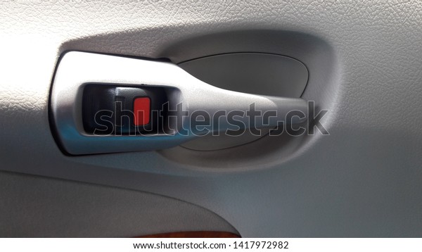 car inner door lock closeup\
image