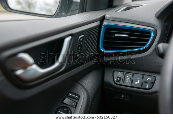 Car Interior Door Handleair Vent Buttons Stock Photo Edit