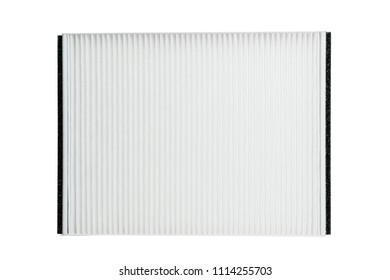 Car Interior Filter On White Isolated Background