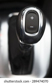 car interior, gear shift