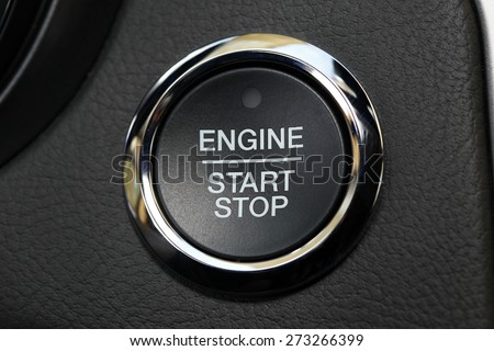 car interior, key, start&&stop
