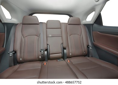 Car Interior With Leather Seats