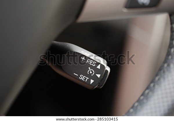 Car interior with light\
switch