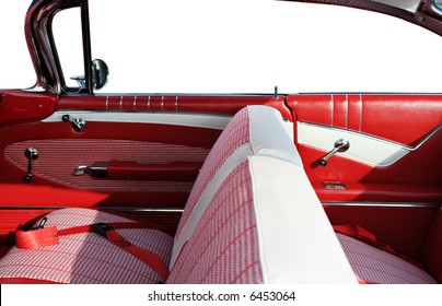 Car interior looking out of a window - Copy Space