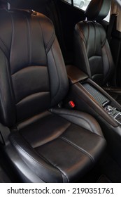 Car Interior. Salon Of A New Modern Car. Auto Seats.